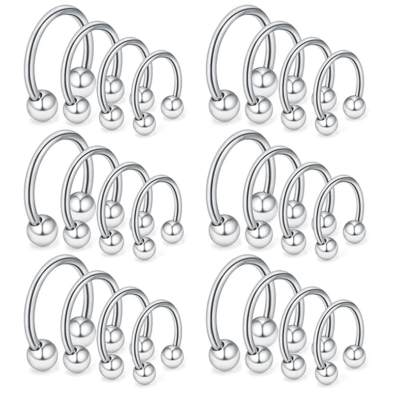 Body Jewelry Changing Kit - 24 Teil/satz Chirurgenstahl Augenbraue Lippe Nase