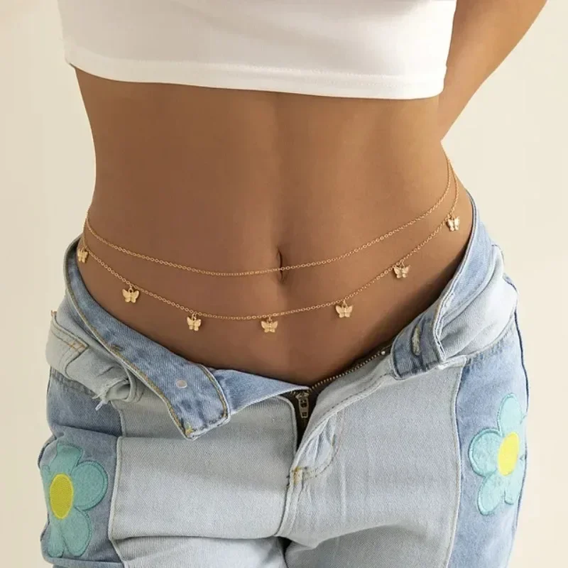 Body Jewelry Women - Neue Charme Sexy Doppel Schicht Schmetterling