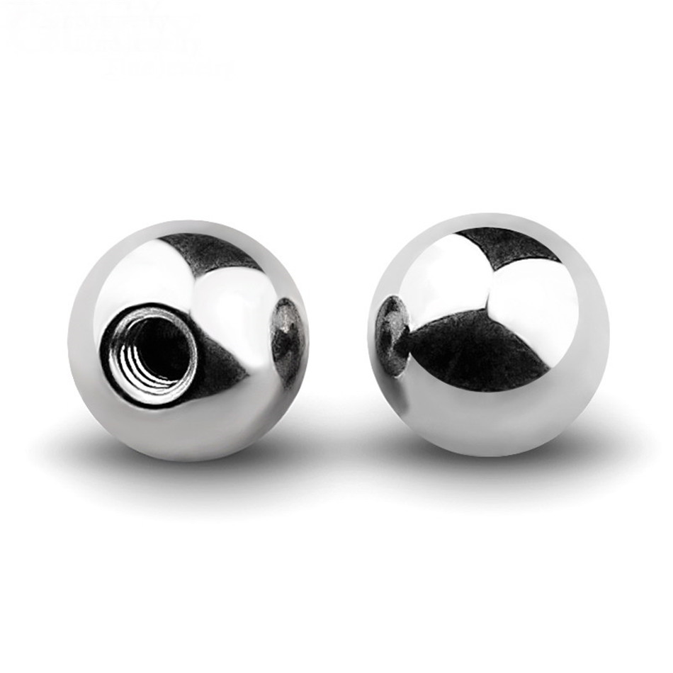 Body Jewelry Titanium - 10 Stück 16G 14G 3mm 4mm