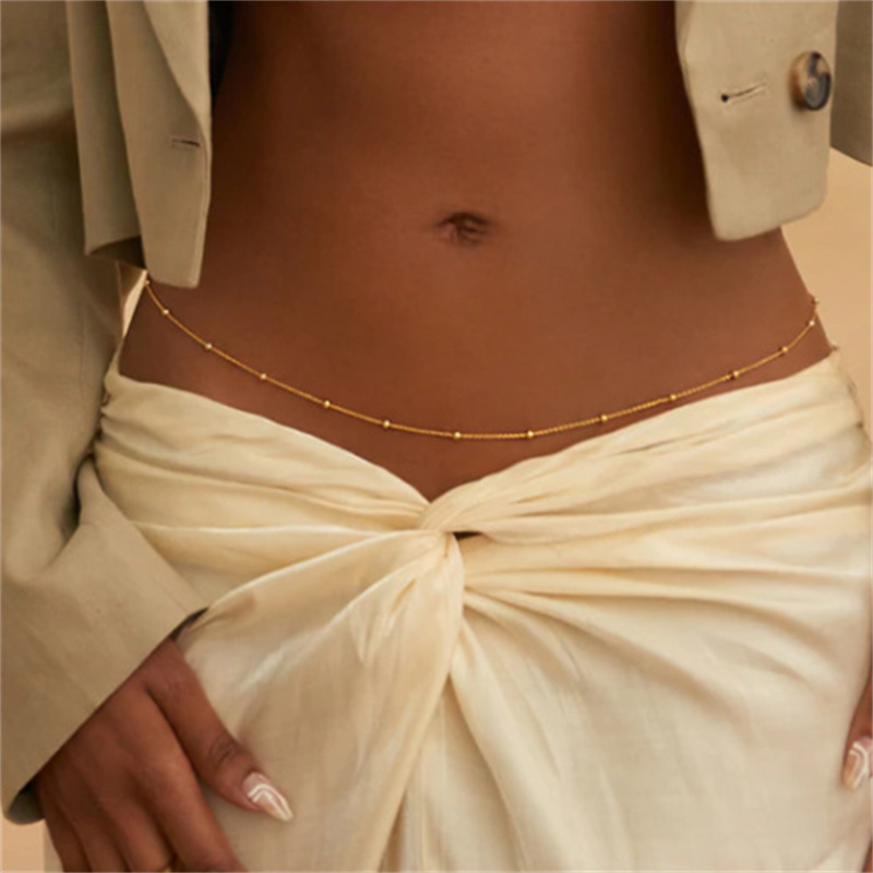 Mädchen Einfache Perlen Bauchk – Body Jewelry Women Bewertung und Preis