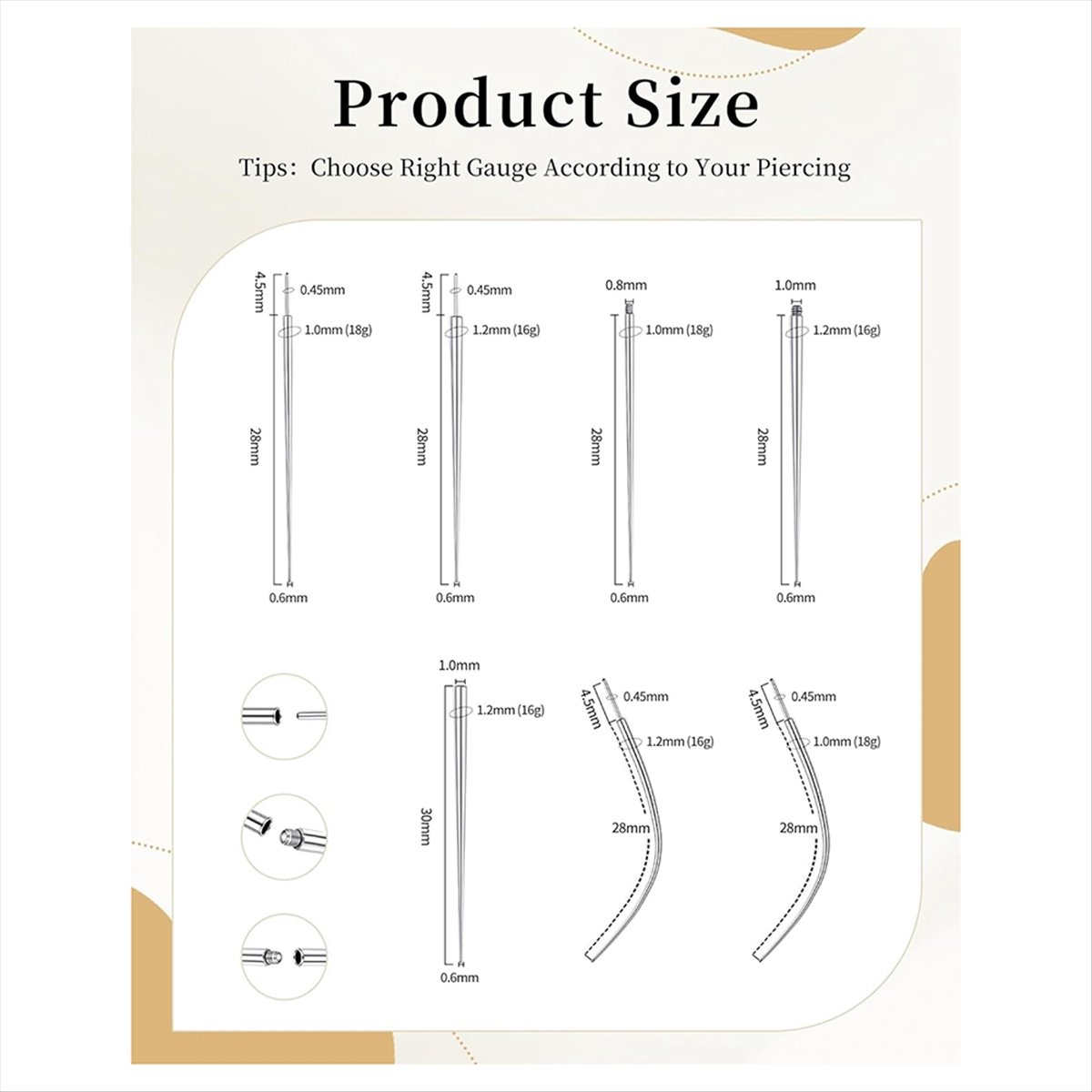Piercing Taper Ball Grabber To – Body Jewelry Changing Kit Bewertung und Preis