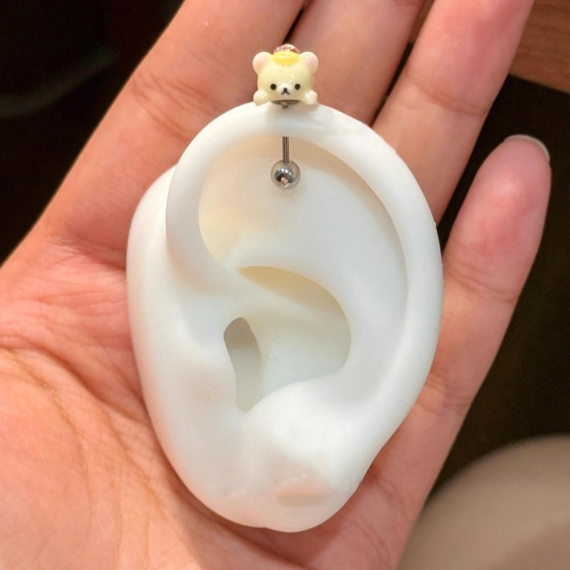 Kawaii Rilakkuma Ohrstecker au – Body Jewelry Titanium Bewertung und Preis
