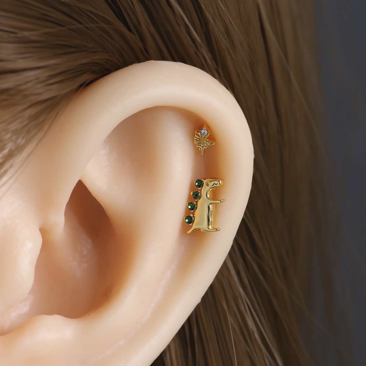 Ein süßer Dinosaurier-Lippen-O – Body Jewelry Changing Kit Bewertung und Preis