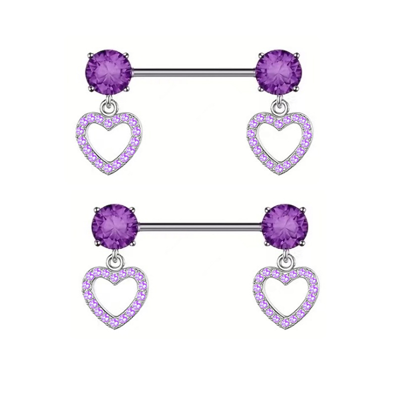 Lila Schmetterling Nippel Pier – Body Jewelry Changing Kit Bewertung und Preis