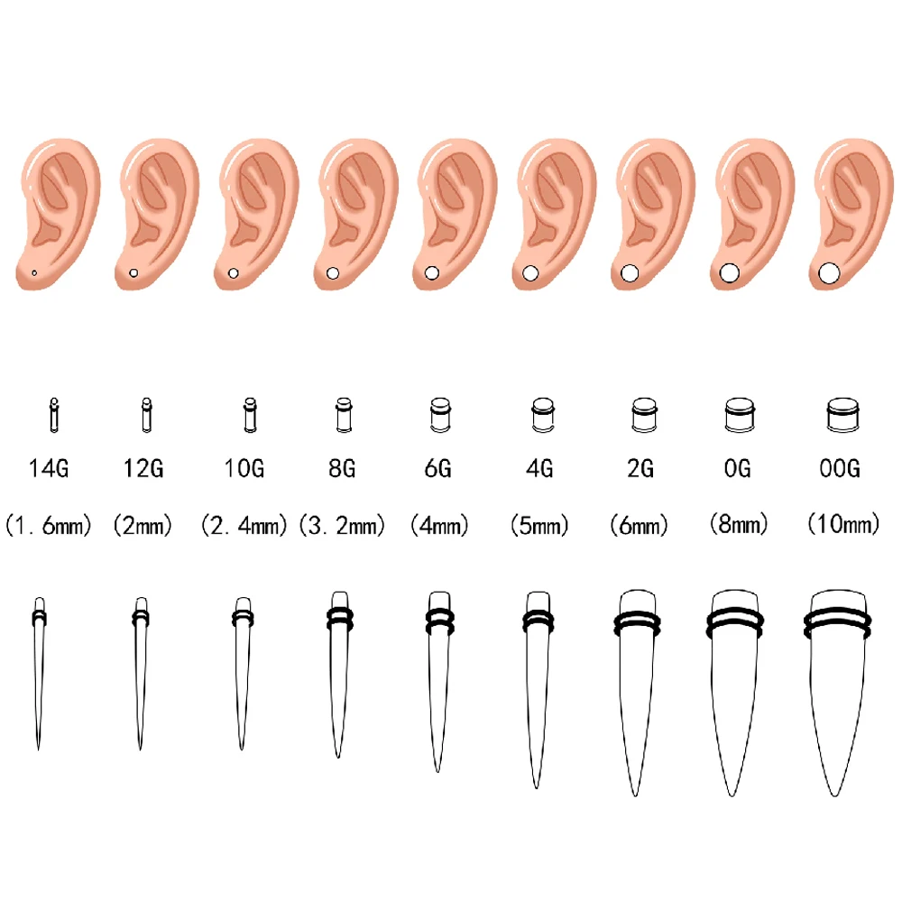 36 teile/los Edelstahl Ohr Keg – Body Jewelry Changing Kit Bewertung und Preis