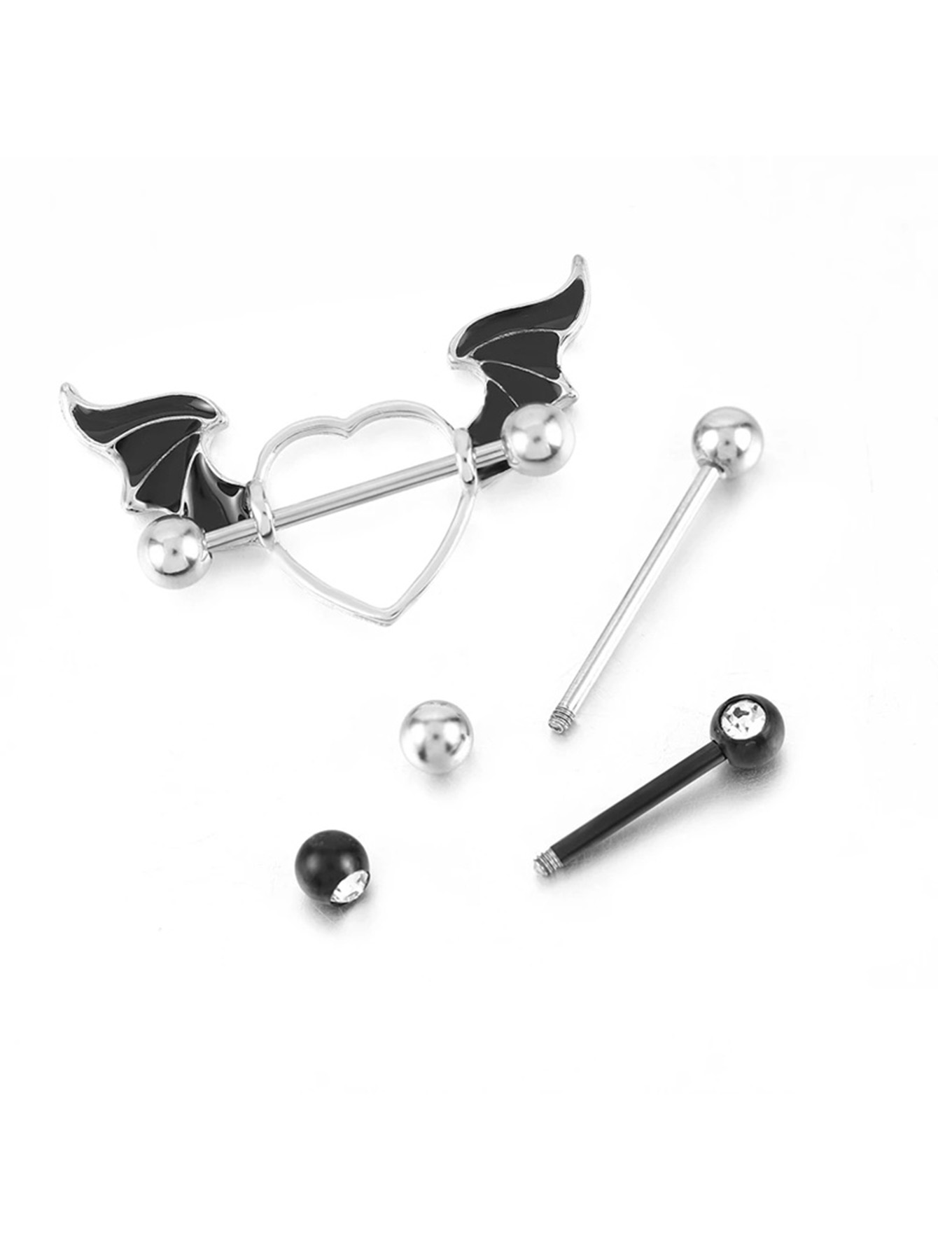 2 Stück Edelstahl 14G Black An – Body Jewelry Changing Kit Bewertung und Preis