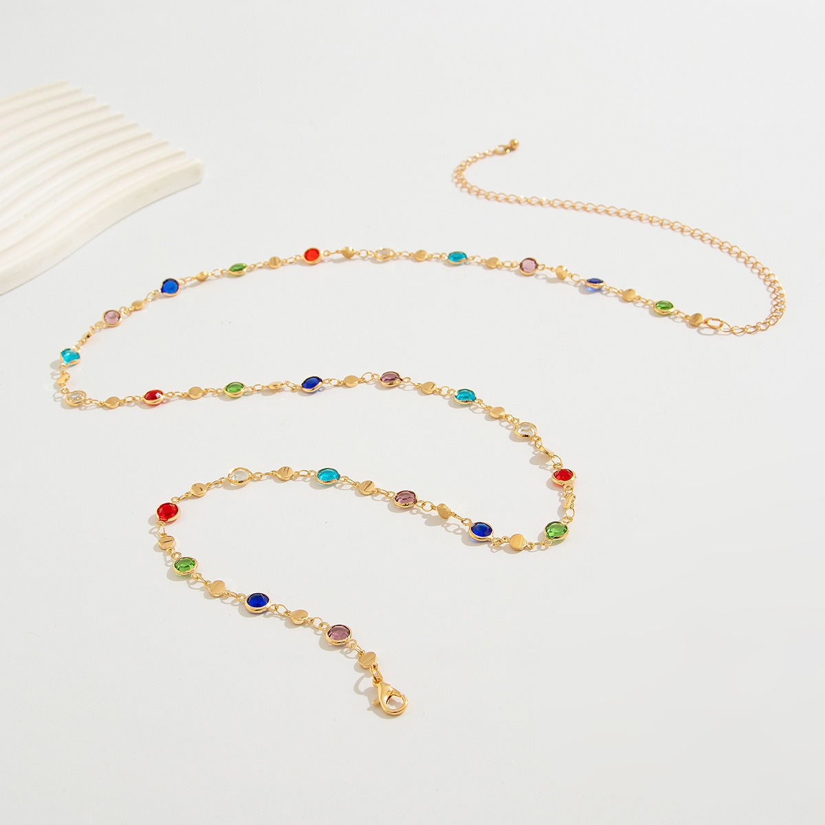 Einfache bunte geometrische Kr – Body Jewelry Women Bewertung und Preis