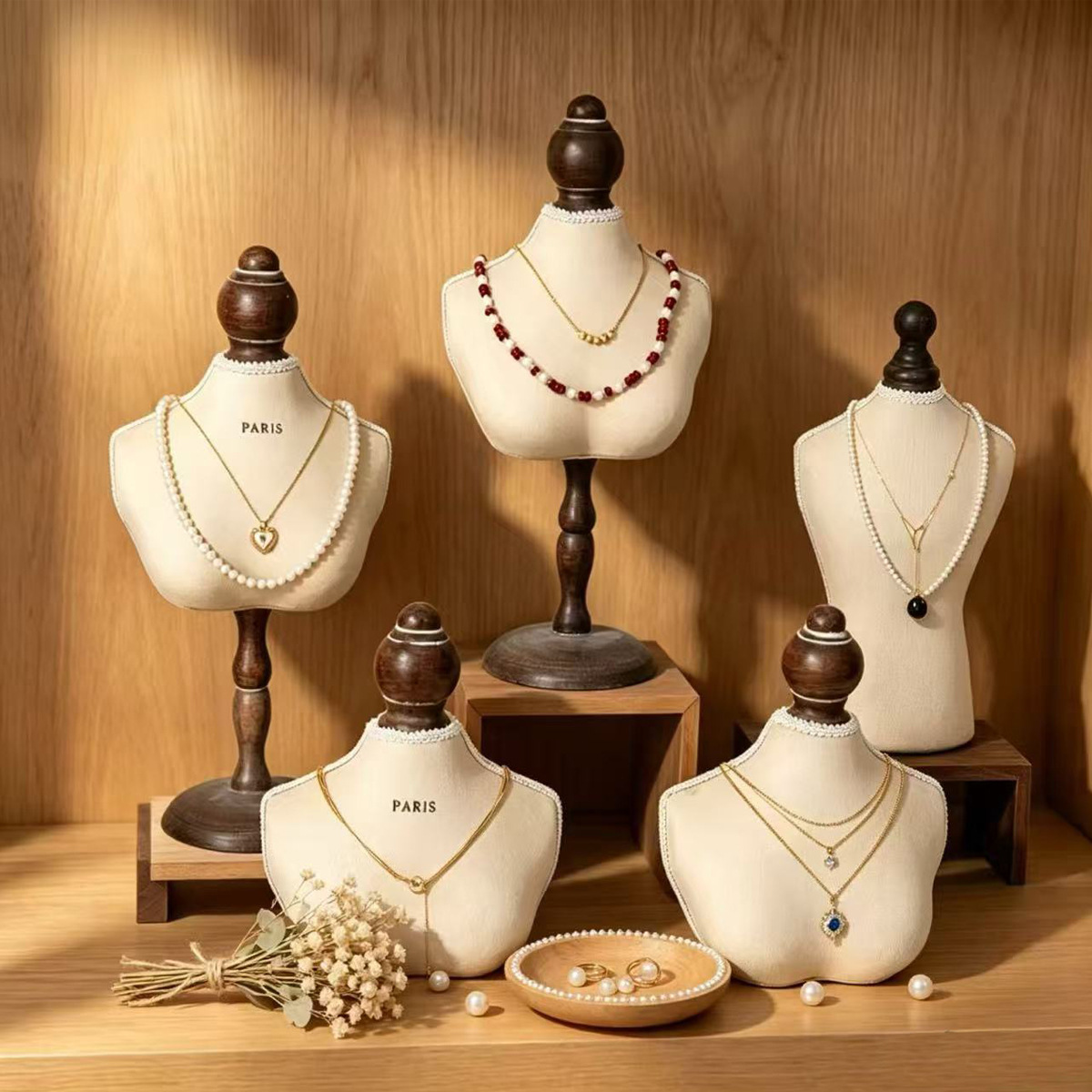 Vintage Holz-Schmuckständer in – Body Jewelry Display Ideas Bewertung und Preis