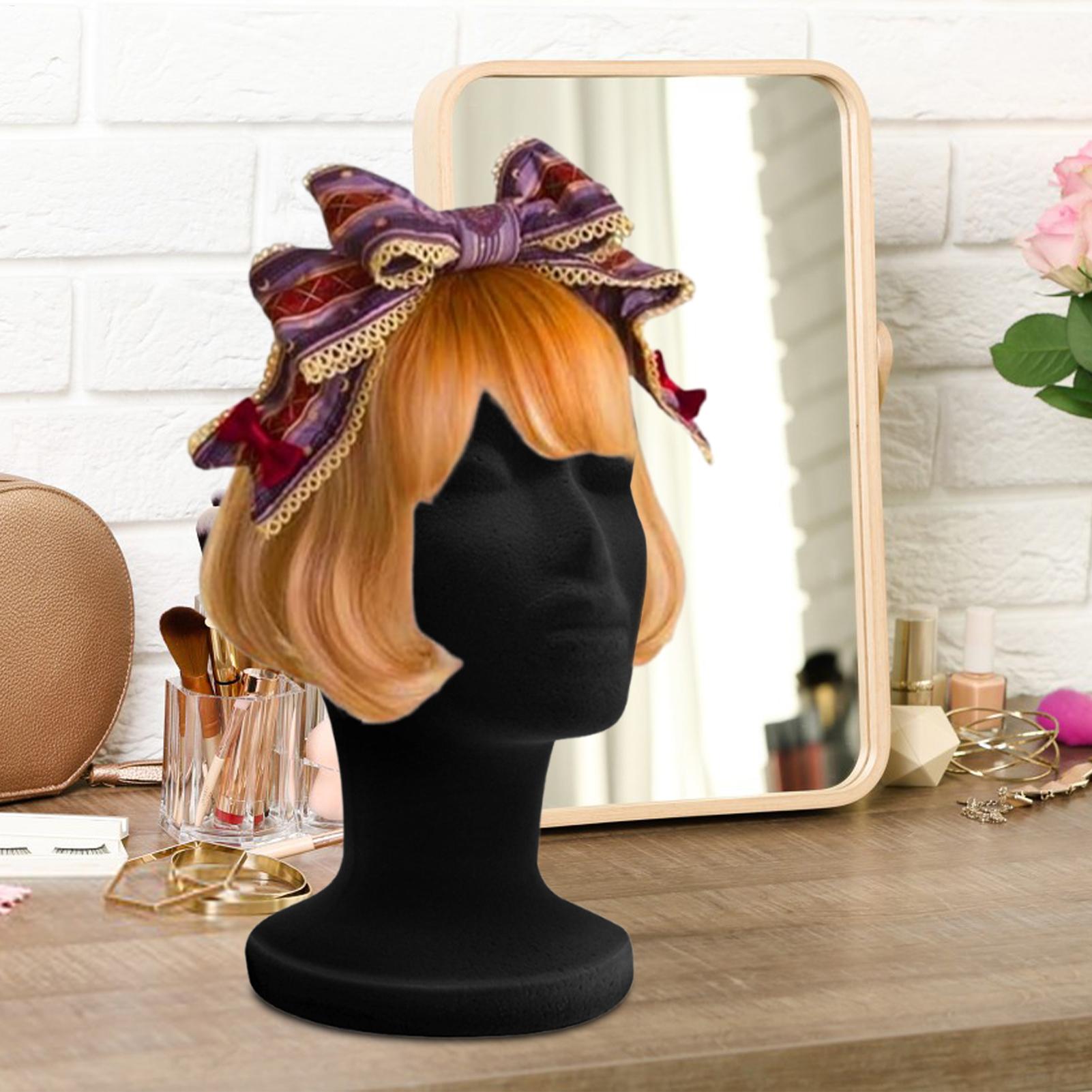 Schwarz Mannequin Kopf Schaum  – Body Jewelry Display Ideas Bewertung und Preis