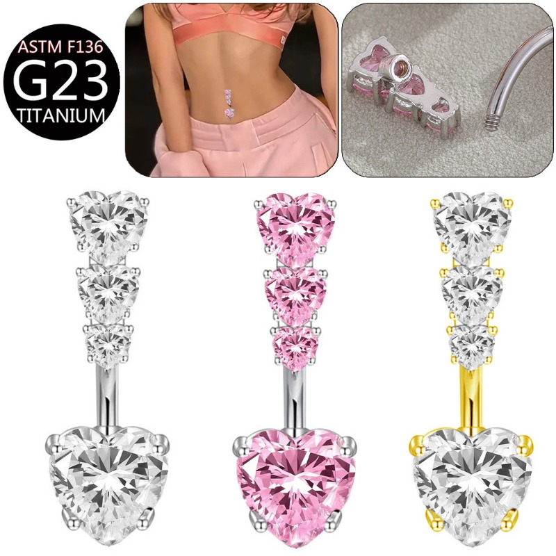 Ins Style Luxuriöser Glänzende – Body Jewelry Titanium Bewertung und Preis