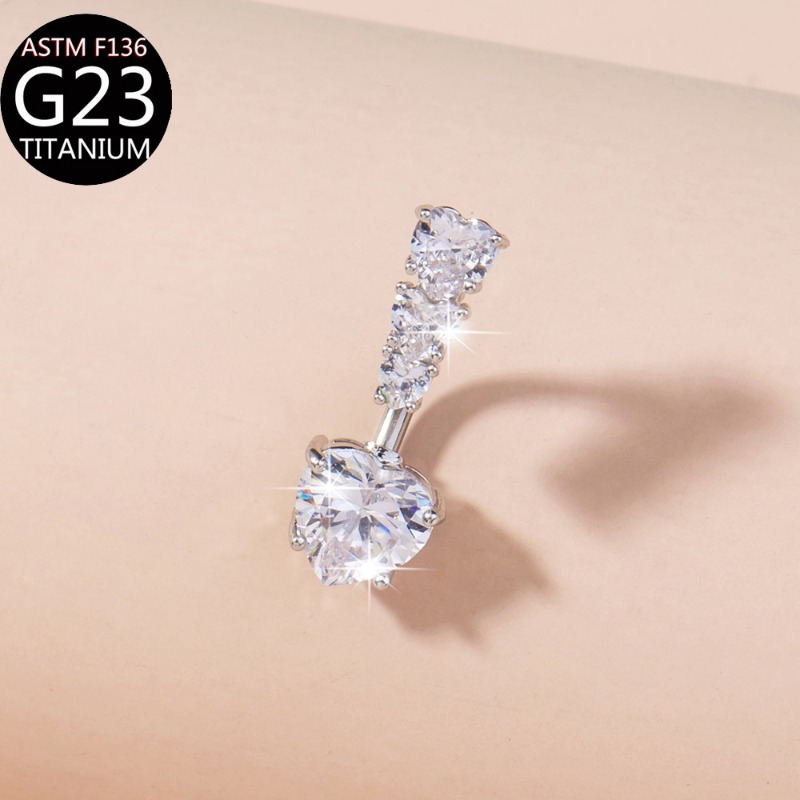 Ins Style Luxuriöser Glänzende – Body Jewelry Titanium Bewertung und Preis