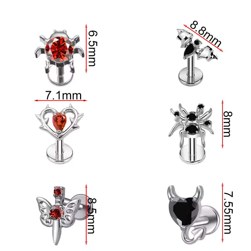 ASTM F136 Titan Rot Schwarz Zi – Body Jewelry Changing Kit Bewertung und Preis